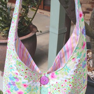Girls Tote Bag, Sweet 16 Bag, Little girls bag,Girls Bag, Fabric Bag, Handmade bag