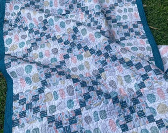Easy Irish Chain Pattern beginner Quilter Baby Quilt Pattern Farmhouse Quilts