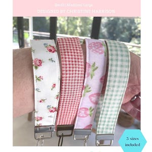 DIY Fabric Wristlet Sewing Pattern PDF Key Fob Beginner Friendly Scrap Fabric Tutorial