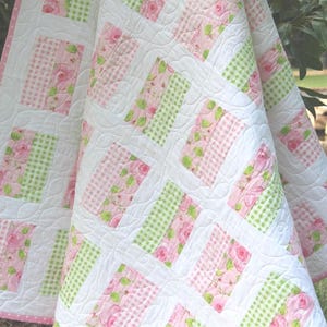 Modelli di trapunte facili SOLO in formato PDF Modello di trapunta semplice ed elegante per principianti Modello di trapuntatura per trapunte per bambini, trapunte da plaid e trapunte da letto.