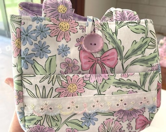 Girl Bag Pattern Pdf Sewing Tutorial Beginner Project Easy Handbag Instructions Toddler Purse Craft Handmade Daughter Gift Idea Birthday