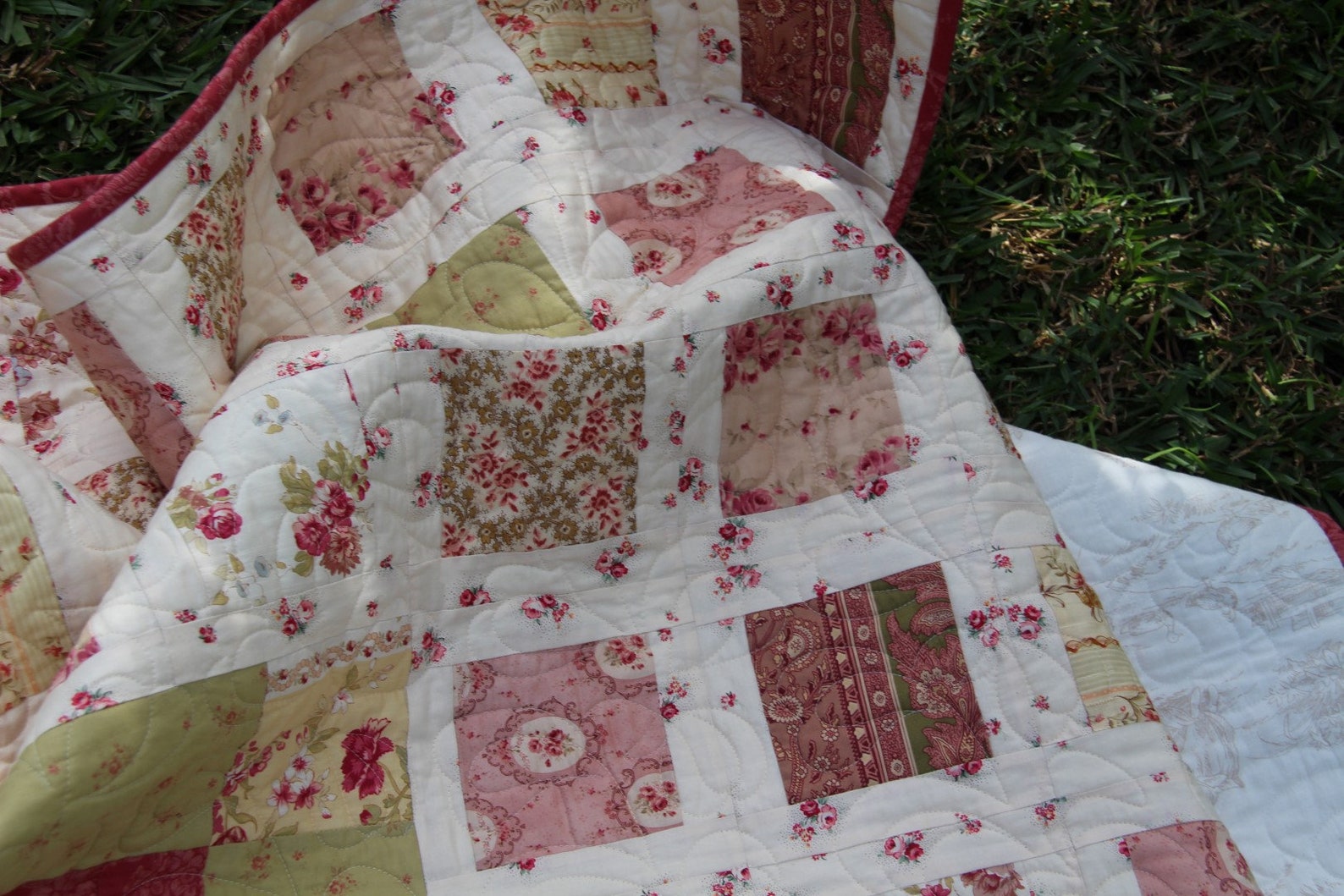 Ruby Quilt Pattern Vintage Quilt Pattern Medallion Quilt Etsy