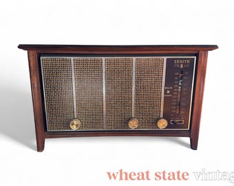 ゼニス真空管ラジオ J506C AM ミッドセンチュリーモダンヴィンテージ