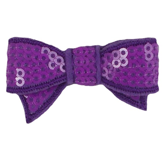 mini sequin bow