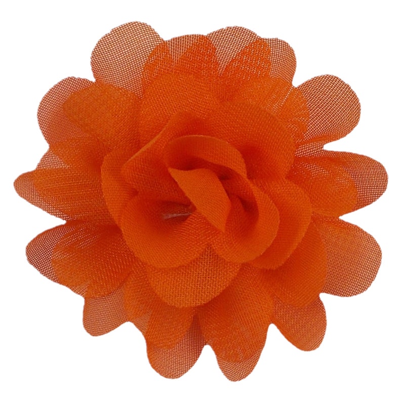 PCP-007 2.5 Petite Chiffon Puff Orange