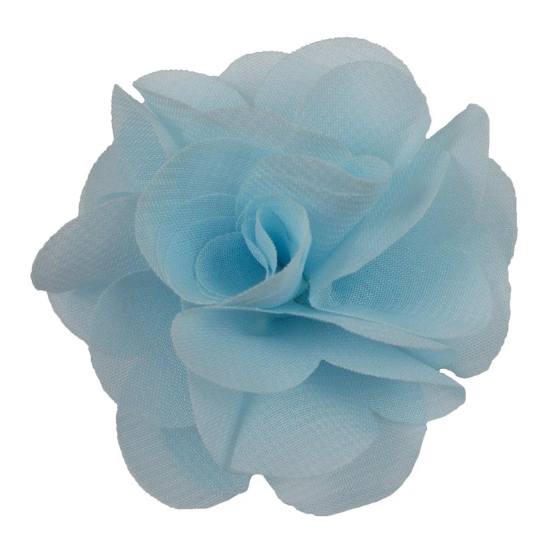 SCP-018 Light Blue 2.5 Small Chiffon Rose
