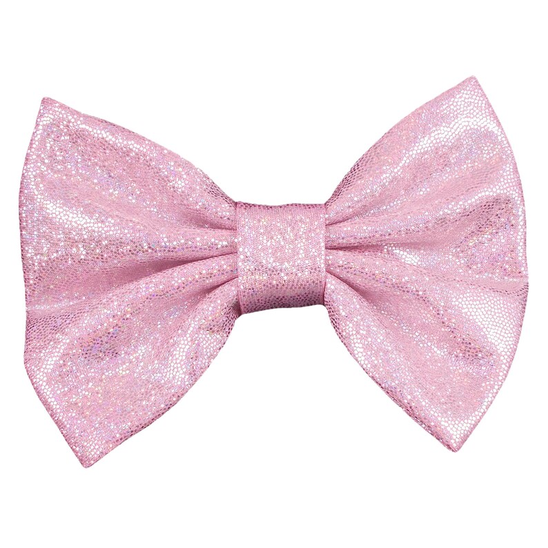 Light Pink Shimmer XMBN-017 5 XL Shiny Metallic Bow