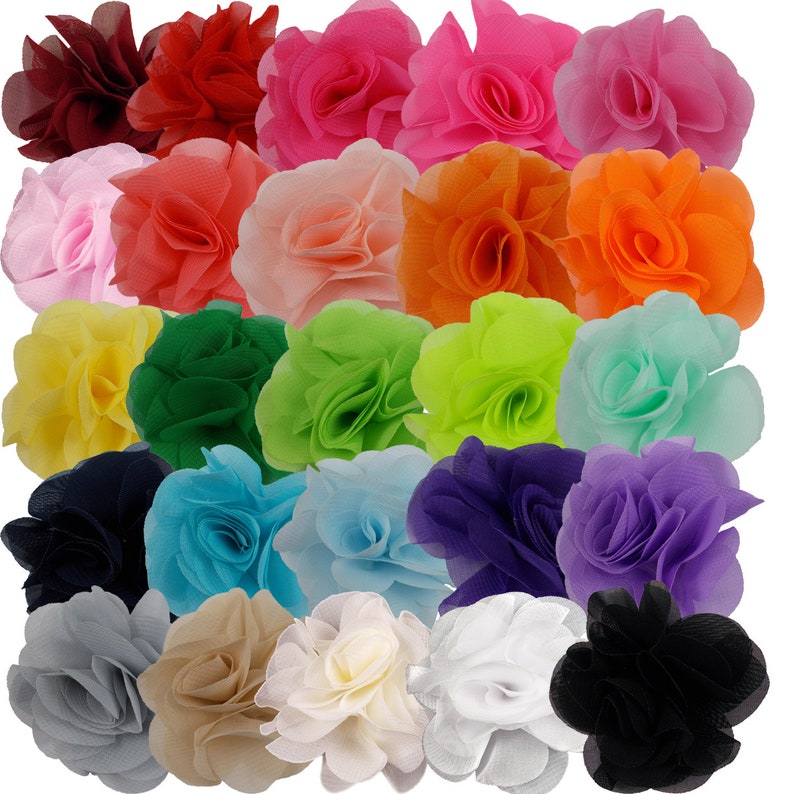 SCP-018 Light Blue 2.5 Small Chiffon Rose