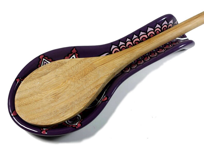 Mexican Talavera talavera earthenware talavera pottery Talavera Kitchen Spoon Rest