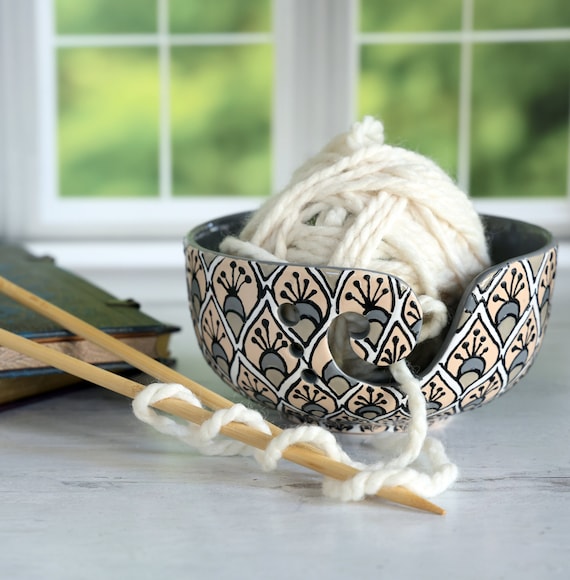 Yarn Bowl, Knitting Bowl, Ceramic Yarn Bowl, Crochet Bowl