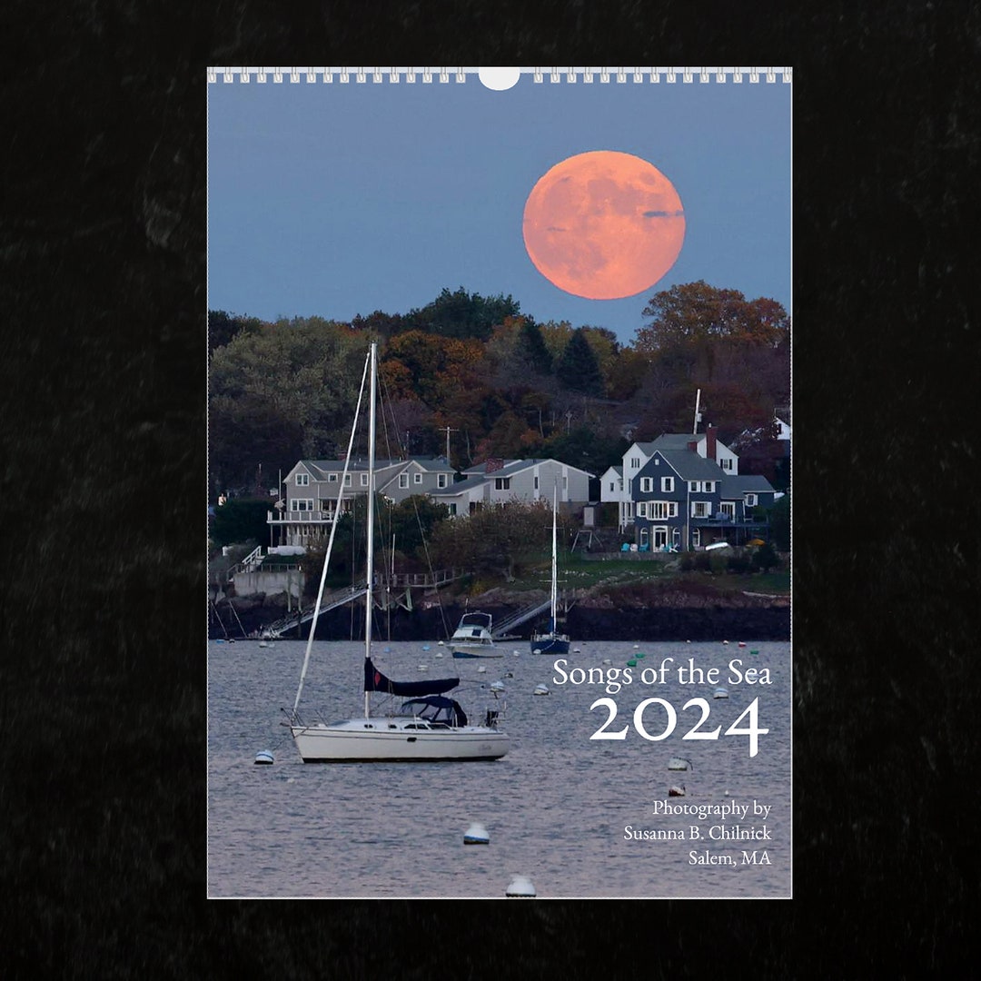 Calendario 2024 Calendario de Salem Massachusetts Calendario Etsy España