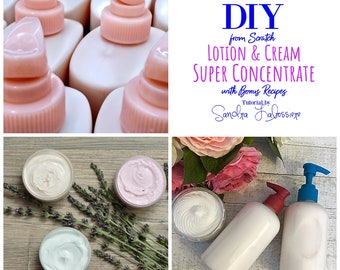 DIY Lotion and Cream Super Concentrate