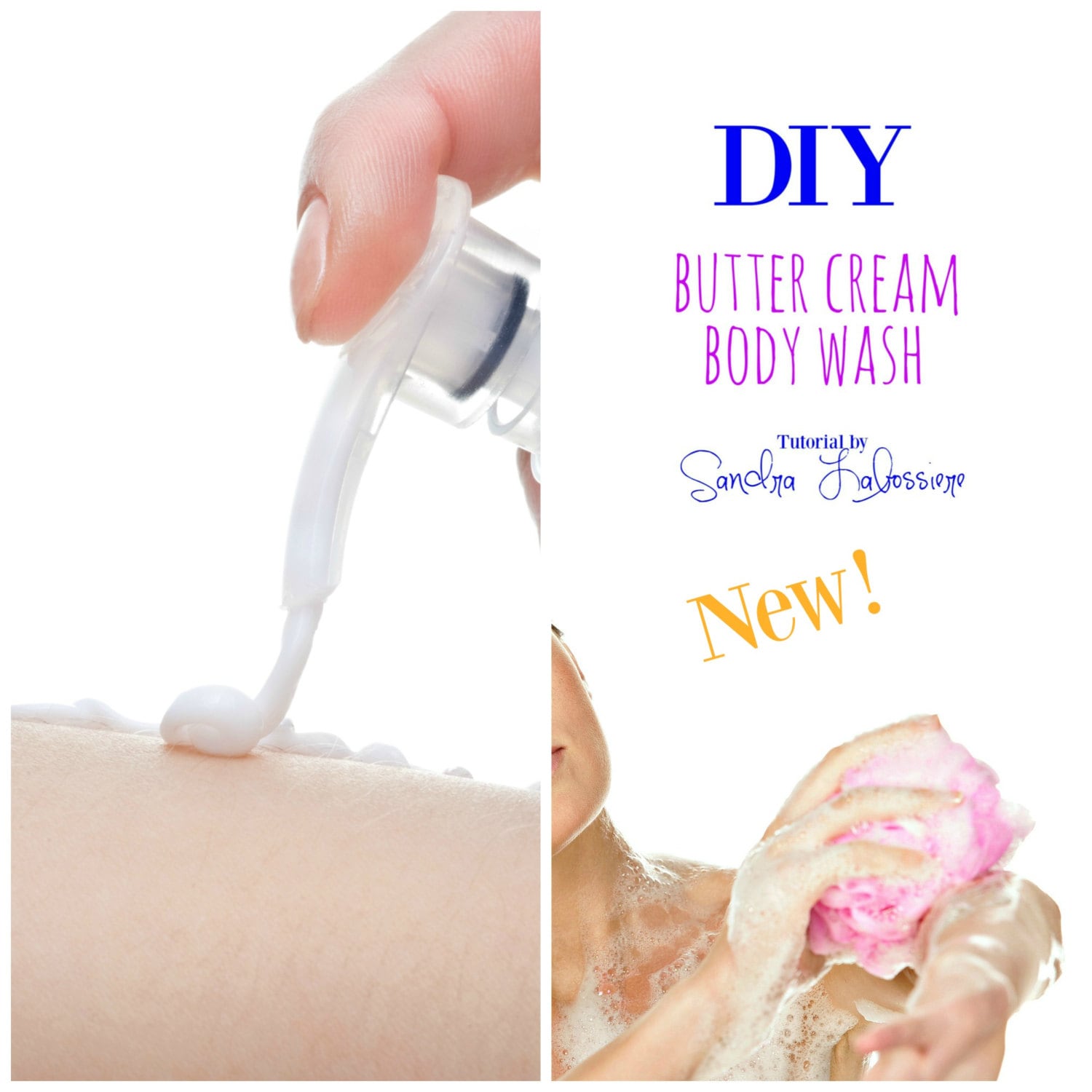 DIY Thick Butter Cream Body Wash Etsy
