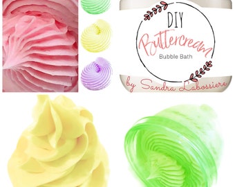 DIY Buttercream Bubble Bath in a Jar