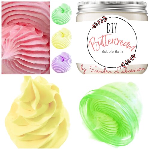 DIY Buttercream Bubble Bath in a Jar Etsy