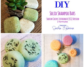 Barres de shampoing solide DIY ~ Version SCI ~ 2 recettes