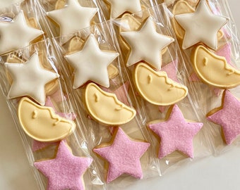 36 Mini Moons and Stars Cookies!