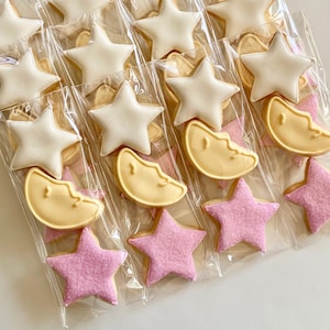 36 Mini Moons and Stars Cookies!