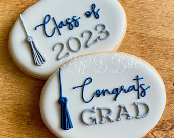 Simply Elegant Graduation Cookies!