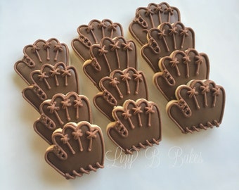 36 Mini Catcher's Mitt Cookies!