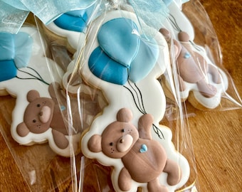 12 'We Can Bearly Wait!' Baby Shower Sugar Cookies!