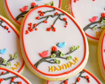 12 Personalized Baby Cookies!