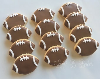 36 Mini Football Cookies!