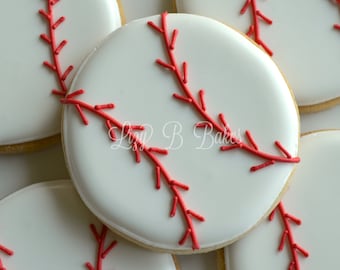 18 Baseball Cookies!