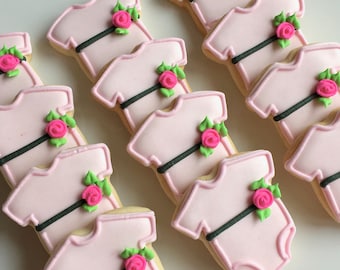 24 Mini Banded Baby Onesie Cookies!