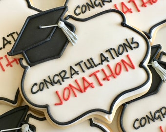 12 Personalized Graduation Cookies!