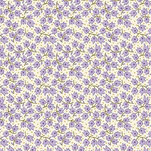 Darling Clementine by Andover Fabrics - Runaway Blossoms Purple (A9483P)