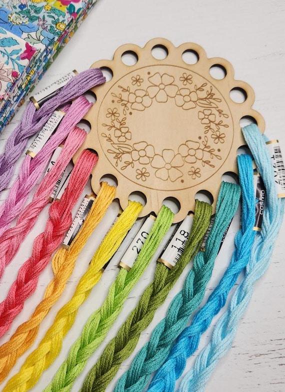 Floral Wreath Thread Keeper Floral Wreath Thread Keeper