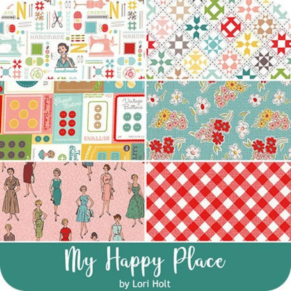 My Happy Place by Lori Holt 58 Home Decor Cottage Etsy