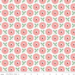 Wide Backing Fabric - Home Town - Heirloom Coral WB13601