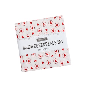 Holiday Essentials LOVE by Stacy Iest Hsu for Moda Fabrics - 5" CHARM PACK