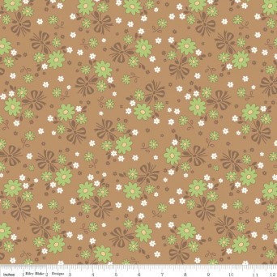 Calico Days by Lori Holt for Riley Blake Designs Nutmeg Main - Etsy