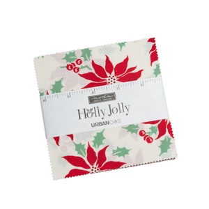 Holly Jolly by Urban Chiks for Moda Fabrics - 5&quot; CHARM PACK
