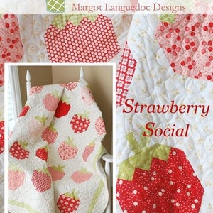 Strawberry Social quilt pattern by The Pattern Basket