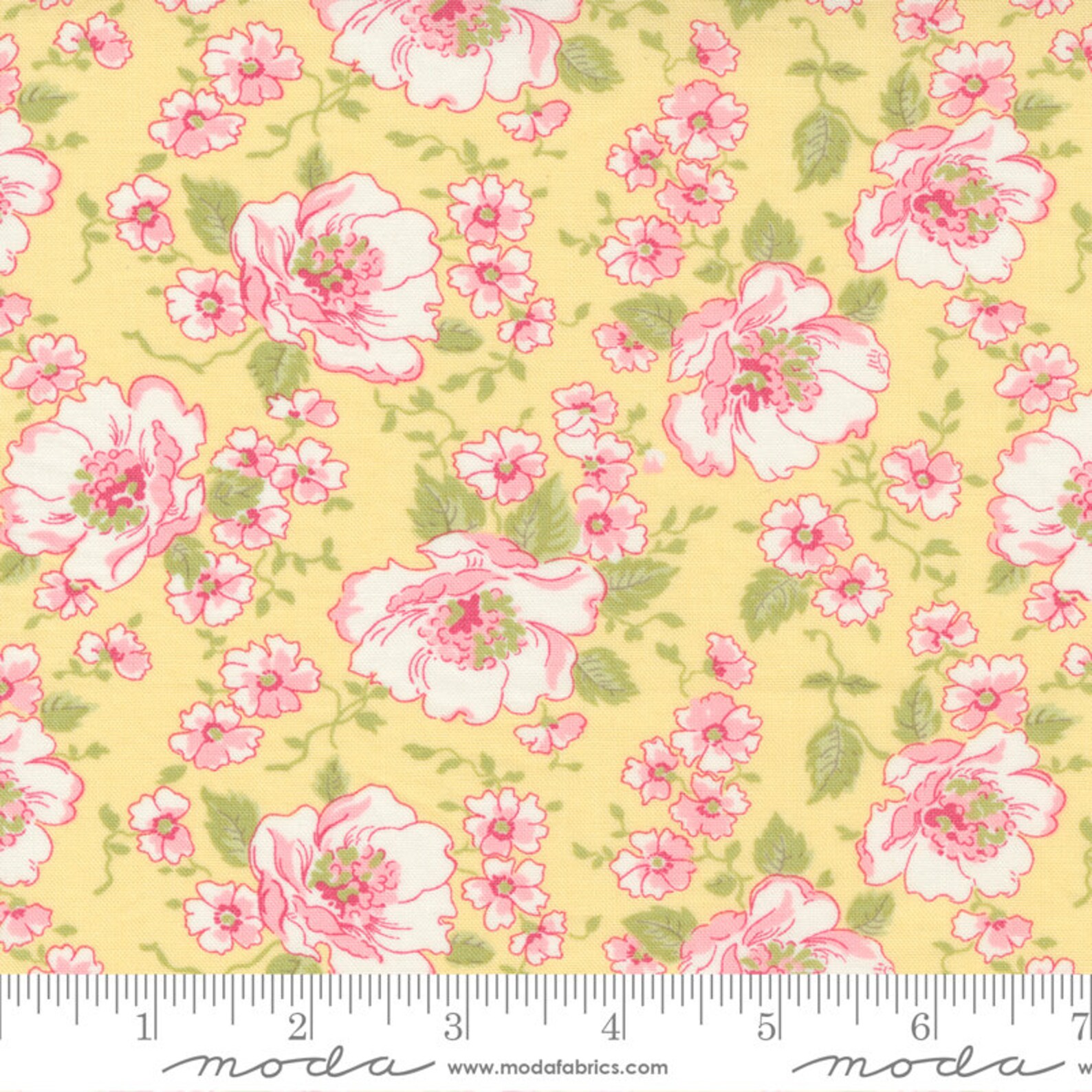 Grace by Brenda Riddle Designs for Moda Fabrics - Sunbeam (M18720-14 ...