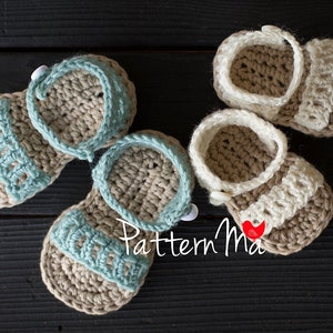 CROCHET PATTERN Baby girl sandals Instant Download - Crochet pattern 33