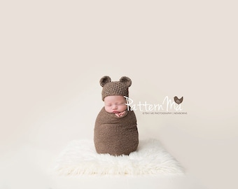 Crochet Baby Hat Pattern Bear #29