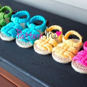 Crochet Baby Pattern Sandals 9 image 1