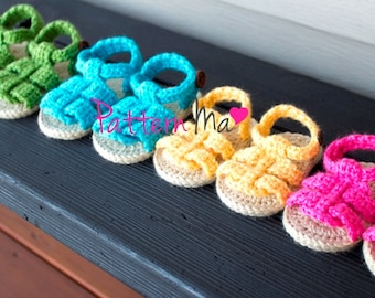 Crochet Baby Pattern Sandals #9