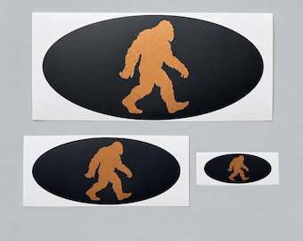 Geschikt voor Subaru-modellen – Set van 3 Sasquatch-embleemstickers – Voor, achter en stuurwiel