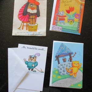 vintage années 1960 Hallmark Crown Get Well Cards