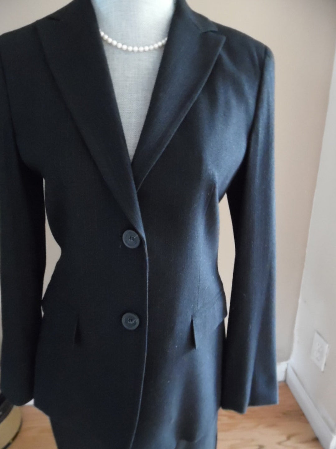 Vintage 1990s Classic Mens Tailored Pinstriped Suit for Women - Etsy