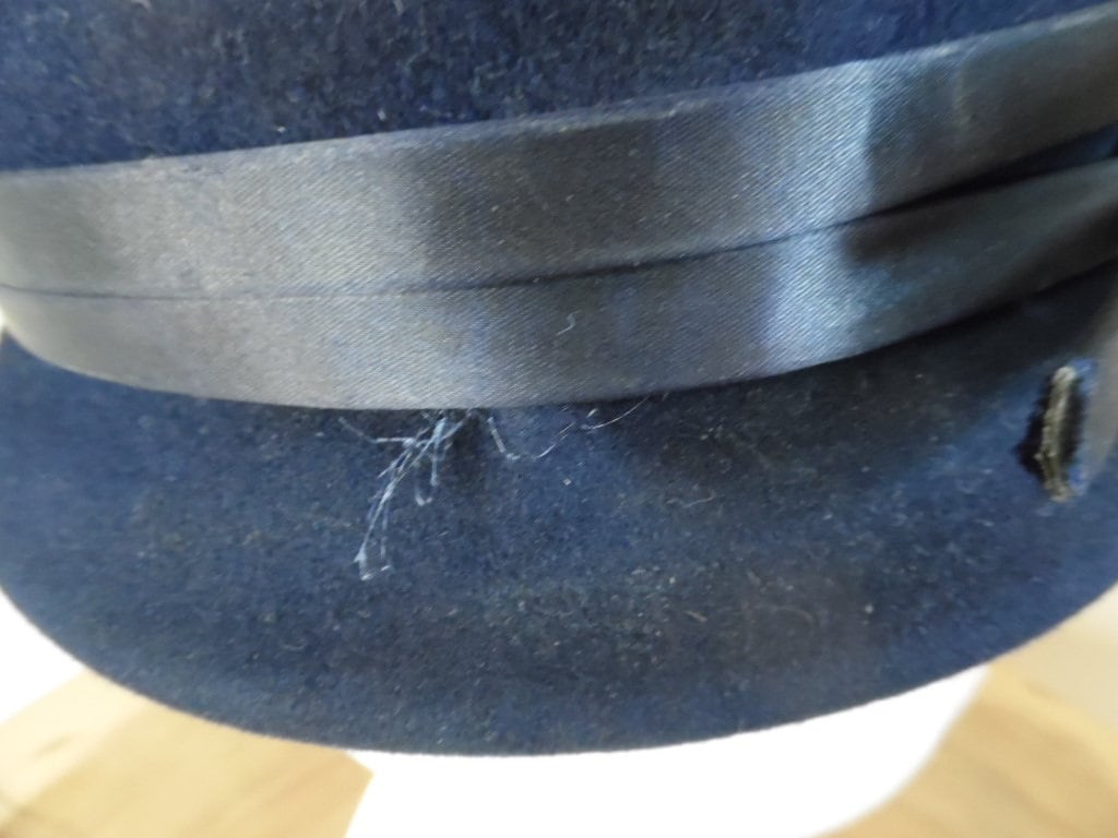 Vintage 1940s–50s Blue Felt Pillbox Hat | Made in USA | Merrimac Hat Corp Fedora Original 1940s Vintage Hats for Women for sale | eBay main image 4