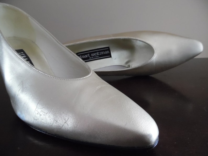 Bridal Pumps Vintage 1990s Champagne Colored Court Shoe - Etsy