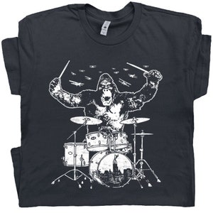 Drum T Shirt Cool Drums Shirt For Men Women Guys Boys Funny Drumming Shirt Gift for Drummer Tshirt Drum Set Graphic Tee Funny Vintage Guitar