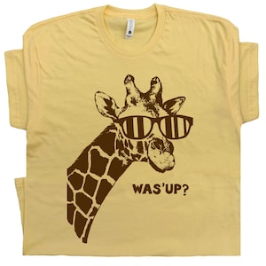 Giraffe T Shirt Funny Graphic Shirt For Women Kids Youth Men Vintage Cute Animal Tee Saying Witty Fun Zoo Awesome Novelty TShirts